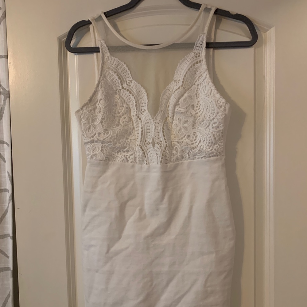 Lulus white mini dress